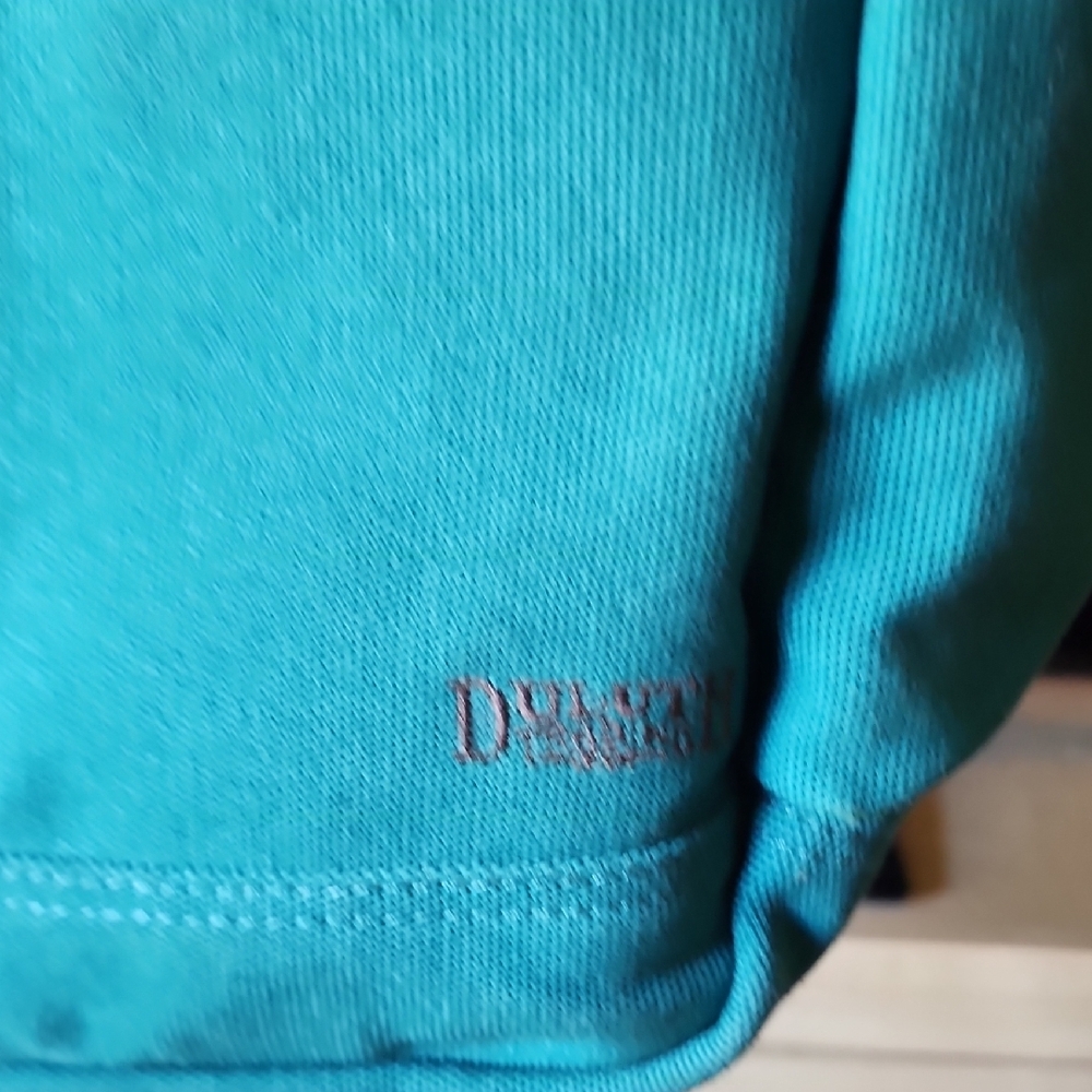 Duluth Trading Co Teal Canvas Tote Bag Work Travel - Picture 3 of 12